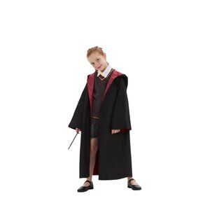 Kids Wizarding Hooded Cape Black Size L